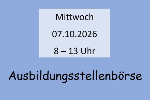 Ausbildungsstellenbörse 2026