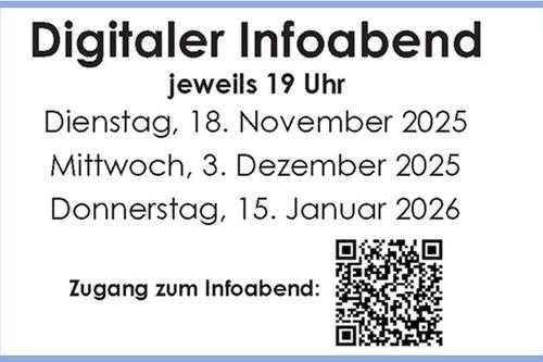 Digitaler Infoabend