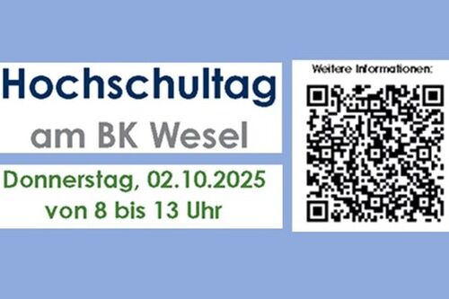 8. Hochschultag am BK Wesel