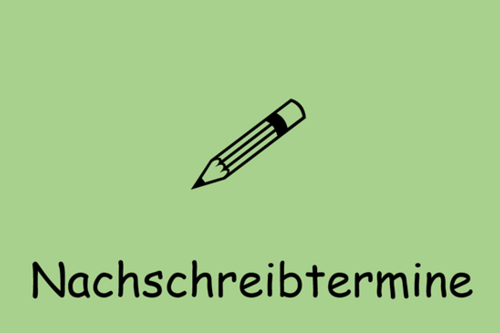 Nachschreibtermine