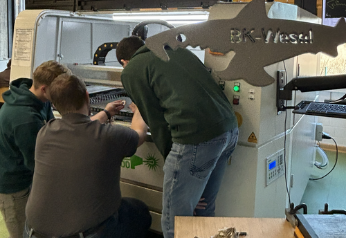 Neuer Metalllaser am BK Wesel